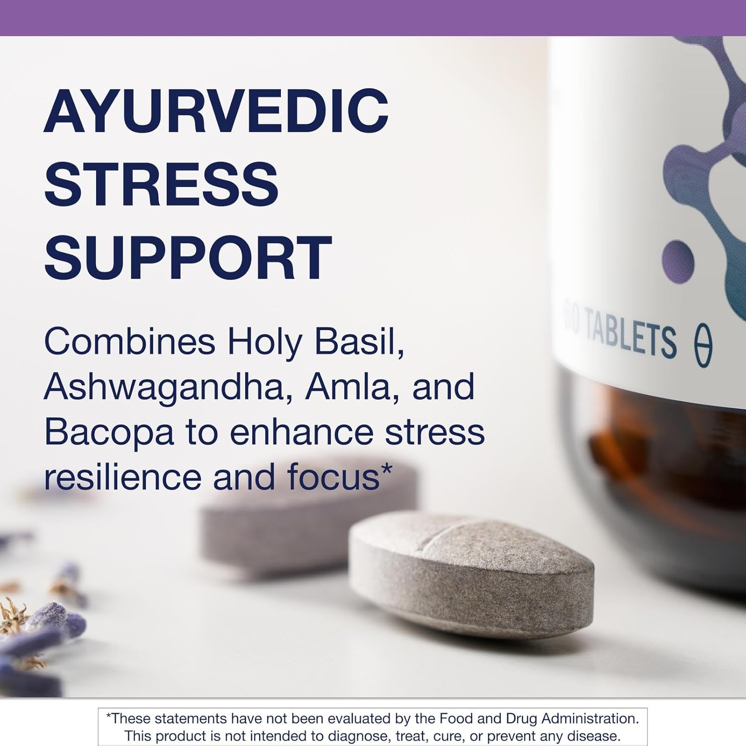Metagenics Exhilarin - Energy & Stress Tolerance Support* - with Ashwagandha, Holy Basil, Amla & Bacopa - Designed in Style of Ayurvedic Medicine - 60 Tablets