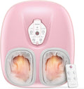 RENPHO Foot Massager Machine with Heat [2026 Upgraded], Shiatsu Foot Massager for Plantar Fasciitis, Valentines Day Gifts for Her Him, Cordless Control, Best Gifts for Women/Mom/Wife, Pink