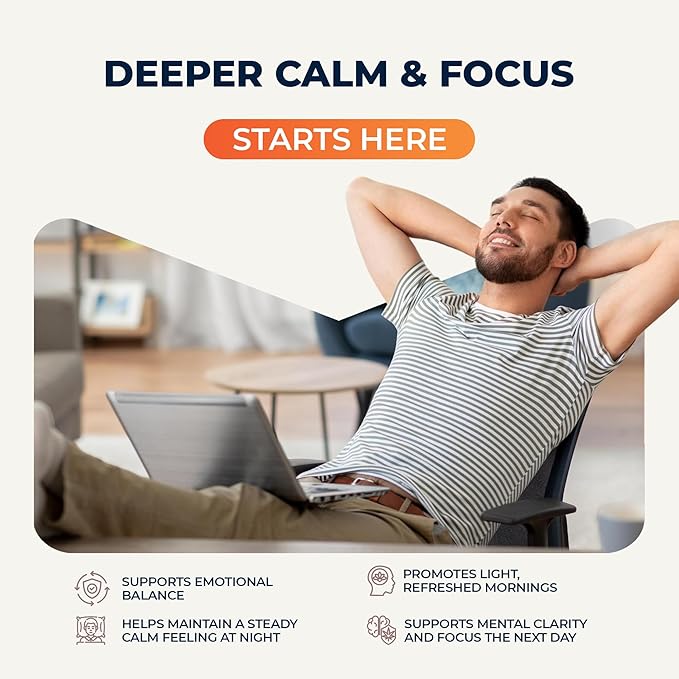 Amino Innovations CHILL Peptide Supplement Capsules with DHH-B and Peptide for Daily Use, Helps You Unwind, Recover, and Wake Up Refreshed - 30 Capsules (30 Regular Servings)