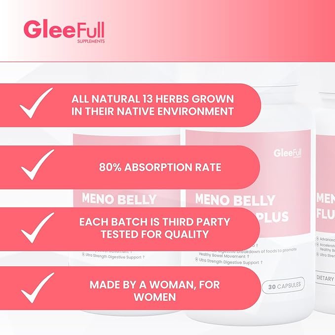 Meno Belly Flusher Plus - 3 Bottles