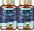 AREDS 2 Eye Vitamins and Mineral Bilberry Extract Omega-3, Eye Vitamin for Seniors Macular Health and Dry Eye, Eye Vitamins Lutein and Zeaxanthin Support Eye Strain & Hydration (2 Packs)