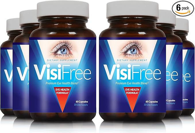 Eye Supplements for Adults - Best Capsules for Eye Health - Includes Vitamin & Mineral for Healthy Clear Vision - Capsules for Eyesight Improvement - 6 Pack