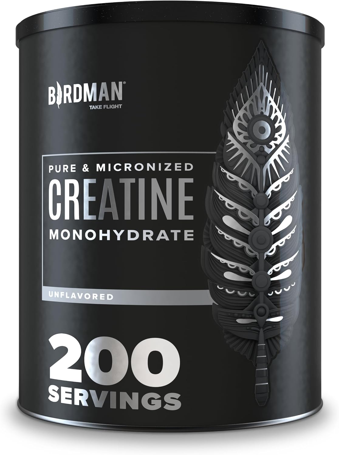 Micronized Creatine Monohydrate Powder, Muscle Recovery, Caffeine Free, Creatine Pre Workout, Vegan, Post Workout, Gluten Free, Sugar Free | 200 Servings (5 Grams Each) | 2.2lb.