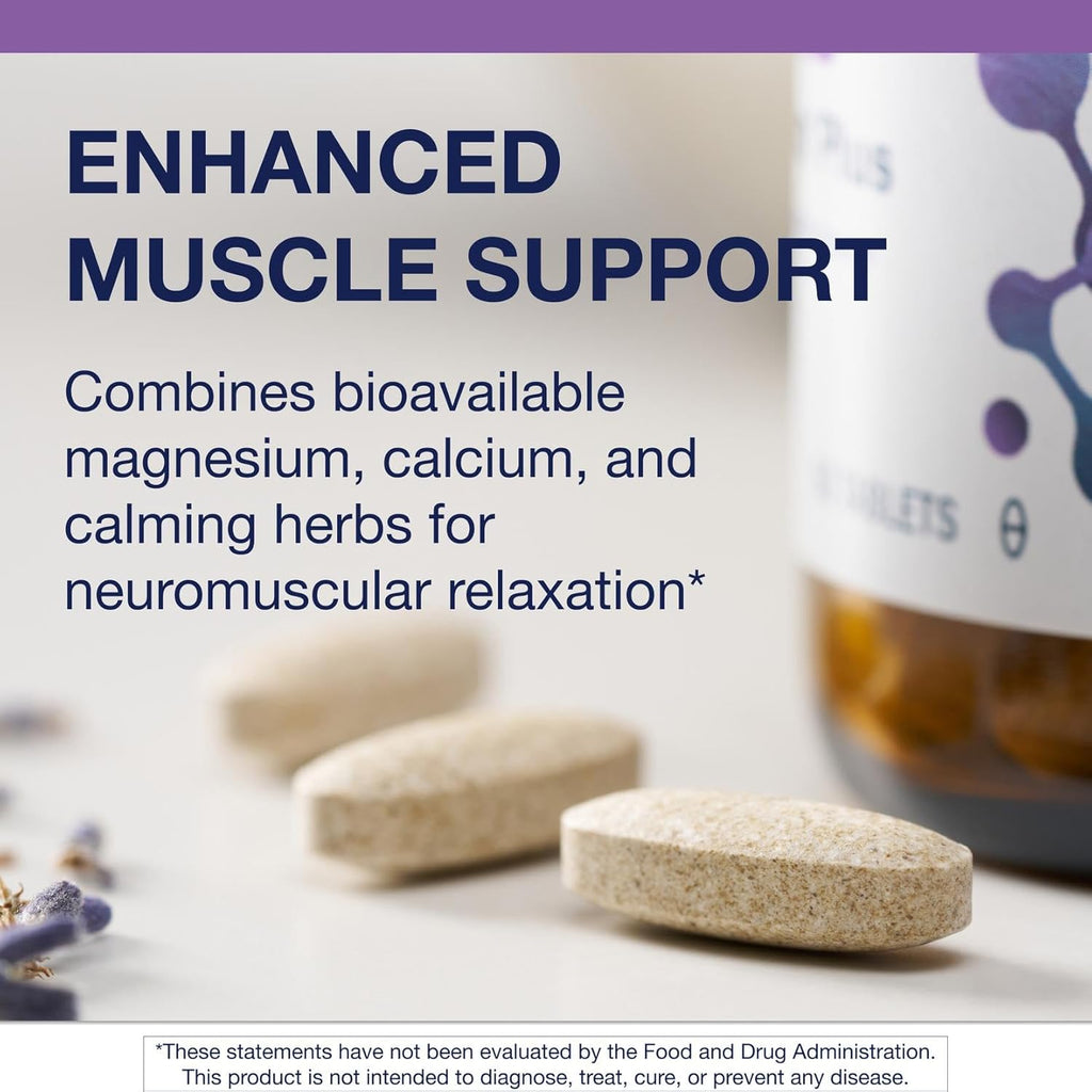 Metagenics MyoCalm Plus - with Passionflower, Valerian Root, Magnesium & Calcium - Non-GMO, Gluten-Free & Vegetarian - 20 Servings - 60 Tablets