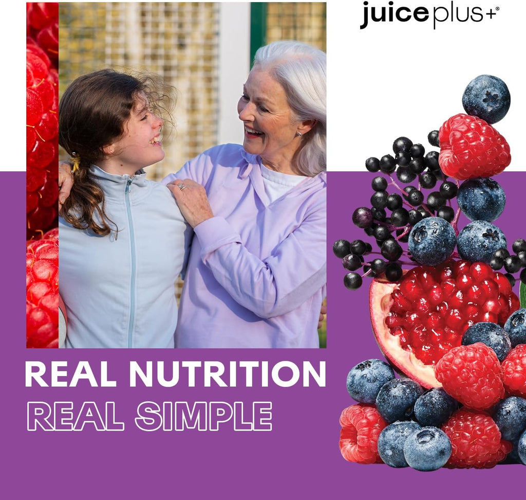 Juice Plus+ Berry Blend Soft Chews (Chewables) - Daily Nutrition from 12 Plants with Whole Fruit, Vegetable, & Berry - Raspberry, Bilberry, Blueberry, and More! for Adults and Kids - (1-mo, 30 Chews)