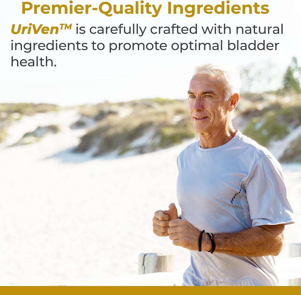 Premier Research Labs UriVen - Bladder Health Support for Women & Men, Cranberry Extract & Marshmallow Root, Urinary Relief, Bladder Relief, Bladder Control Supplement - 60 Vegetarian Capsules