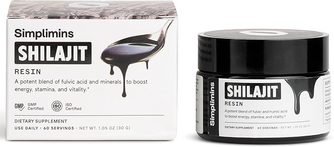 Shilajit Resin Pure Himalayan Ayurvedic Adaptogen Supplement (30 g | 60 Servings) | Natural Energy, Stamina & Immune Support for Men & Women | Lab-Tested, Heavy-Metal Screened, Vegan