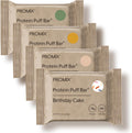 ProMix Nutrition Protein Puff Bars - Variety Pack - Birthday Cake, Snickerdoodle, Banana Bread, Mint Chocolate - Marshmallow Crispy Treat - High Protein & Low Calorie - 12 Bars