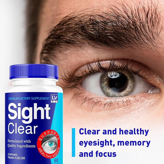 LIVORKA Sight Clear 20/20 Vision Support Supplement for Eyes - 5 Month Supply - Pack of 5