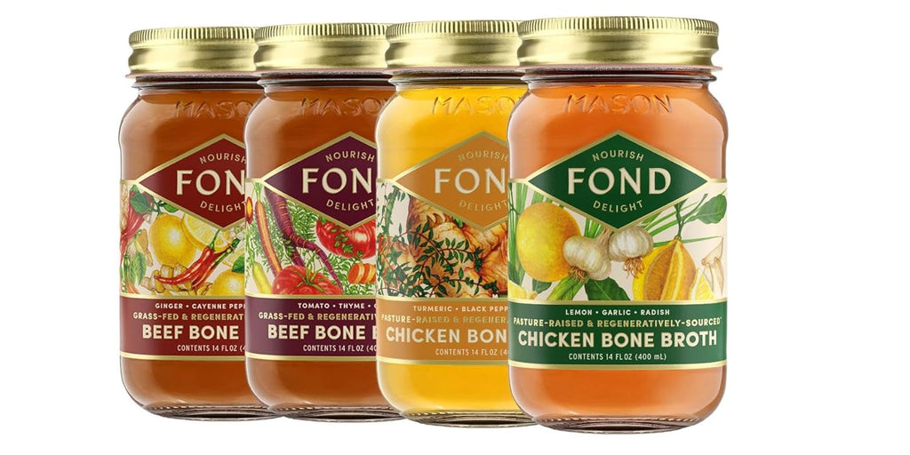 FOND Pasture-Raised Chicken and Grass-fed Beef Bone Broth Bestsellers