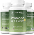 Probiotics 50 Billion CFU, 15 Strain Shelf Stable Formula with Targeted Release Technology, Digestive Health and Immune Support for Busy Professionals, 60 Vegetarian Capsules, 2 Month Supply