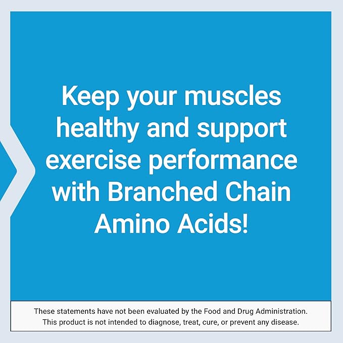 Life Extension Branched Chain Amino Acids (BCAAs), leucine, isoleucine, valine, Promotes Muscle Recovery After Exercise, Gluten-Free, Non-GMO, 90 Capsules
