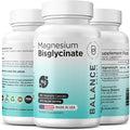 Magnesium Bisglycinate 200mg - High Absorption Chelated Magnesium Supplement - Gentle on Stomach, Non-GMO, Gluten-Free, Supports Sleep, Muscle Cramps & Positive Mood - 120 Vegan Capsules