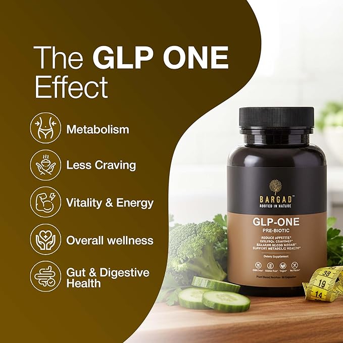 GLP-ONE Supplement Support, GLP Active Natural Formula, Support Natural GLP-one Levels and Promote Gut Health