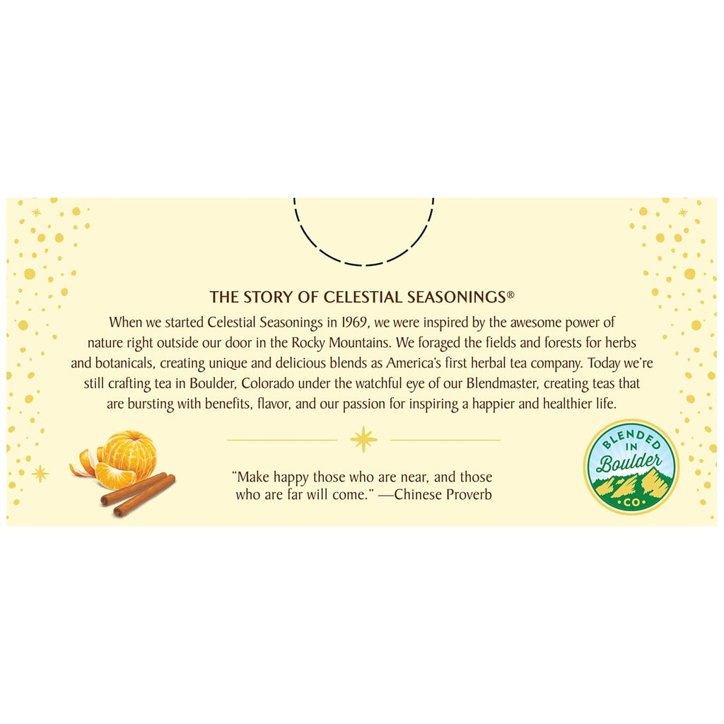 Celestial Seasonings Herbal Tea, Mandarin Orange Spice, 20 Count (Pack of 6)