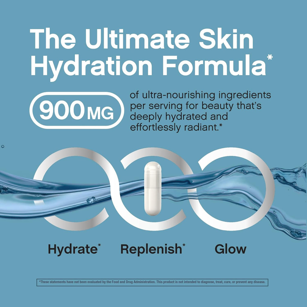 NeoCell Hyaluronic Acid Complex 900mg | 120 Capsules | with BioActive Collagen Peptides & MSM | Premium Grade Formula