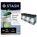 Stash Tea Decaf Earl Grey Black Tea - Decaf, Non-GMO Project Verified Premium Tea with No Artificial Ingredients, 18 Count (Pack of 6) - 108 Bags Total