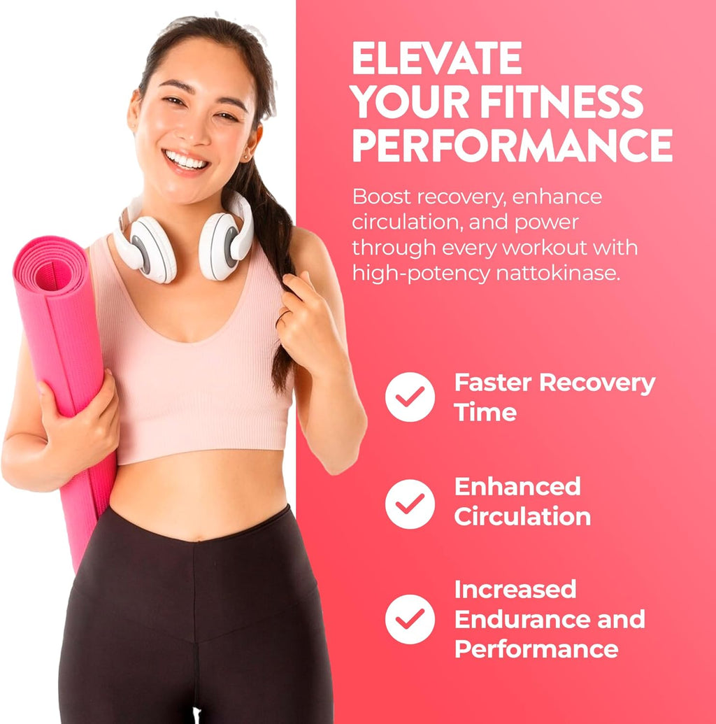 Eve's Cycle Nattokinase Supplement 4000 FU - 270 Vegan Natto Capsules - Premium Japanese Enzyme, Natural Blood Thinner, Organic, No Stearates, Non-GMO, Made in USA
