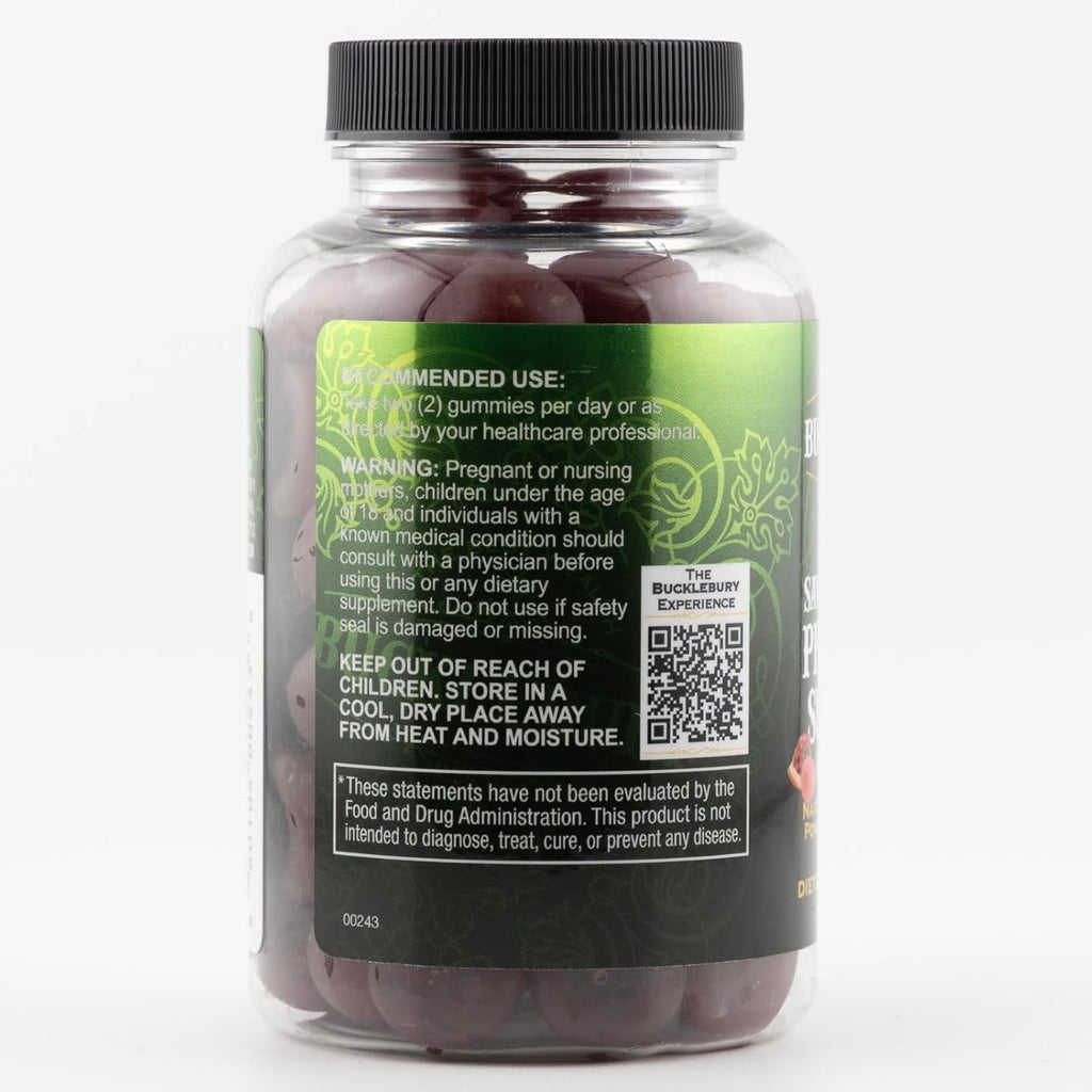 9-in-1 Saw Palmetto Gummies for Prostate and Urinary Support - Natural Raspberry and Pomegranate Flavour Plant-Based Dietary Supplement for Bladder Emptying and Hair Loss - 60 Gummies