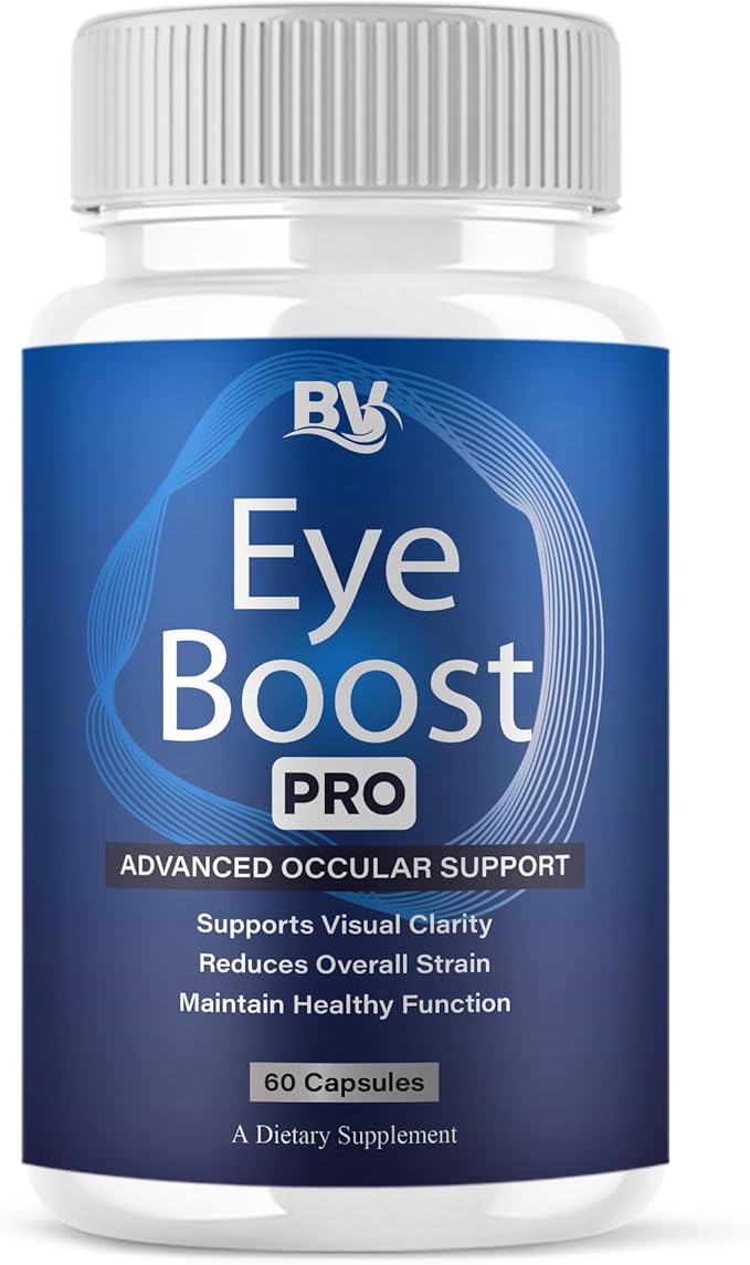 BLUE VIBE Eye Boost Pro Maximum Strength Overall Health & Wellness Support Supplement, Official EyeBoost Advanced Premium Wellness & Health Management Formula Supplement Pills (60 Capsules)