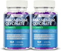 Magnesium Glycinate Gummies 1000mg, High Absorption Sugar Free Magnesium Potassium Supplement for Relaxation, Stress Relief, and Sleep Support for Adults & Kids - 180 Blueberry Gummies