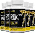 Nature's Fusions Potassium Iodide Tablets, Pack of 5-130mg - 300 Tablets EXP 10/2032 - YODO Naciente - KI Pills - Yoduro de Potasio