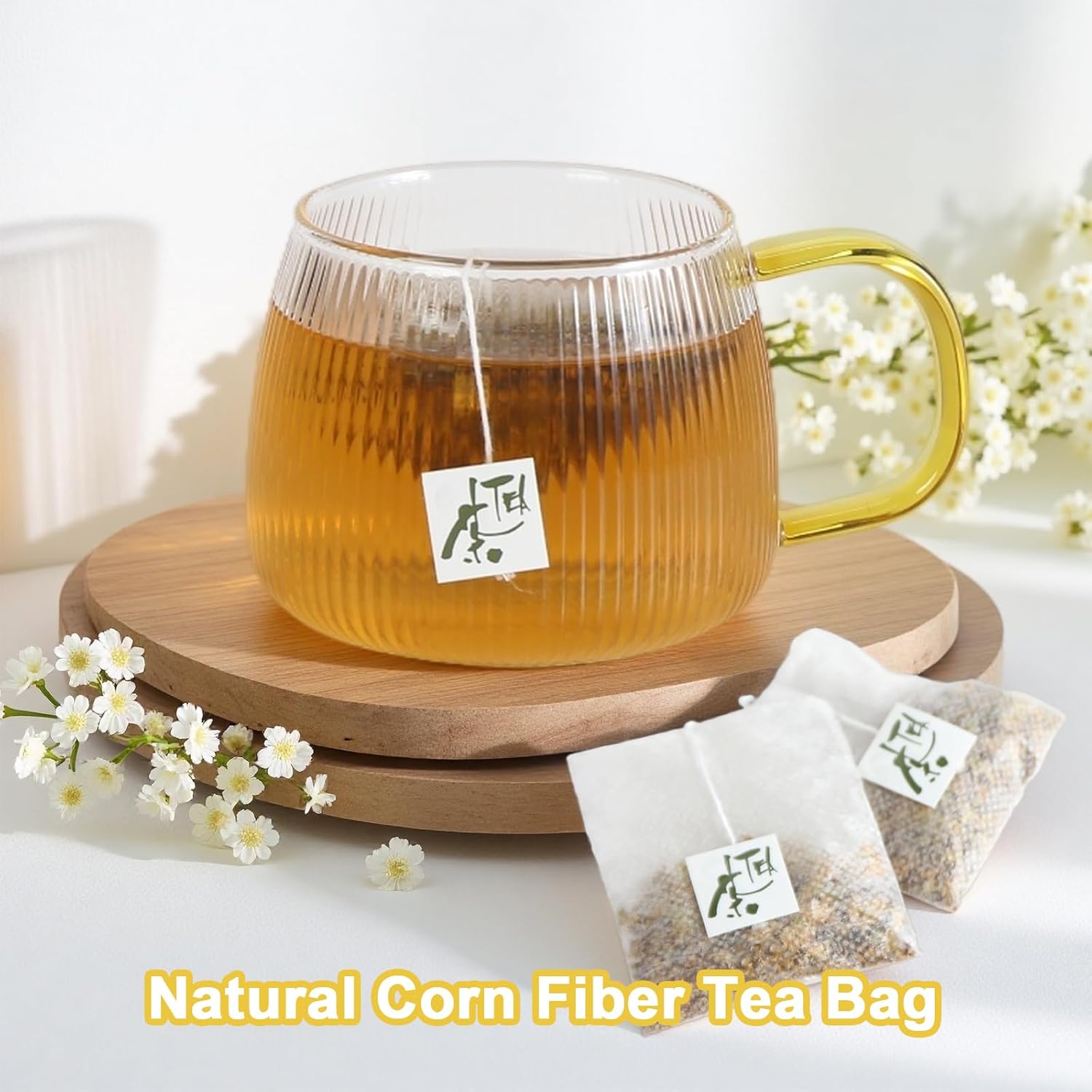 TEARELAE - Linden Tea Bags, 45 Count - Premium Natural Linden Flower & Leaf - Cut & Sifted Te de Tilo - Caffeine-free - Non-GMO - Soothing Herbal Tea for Evening Relaxation
