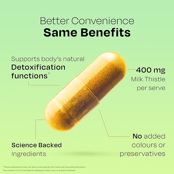 Auric Herbal Liver Support Supplement | Milk Thistle (Silymarin), Turmeric, Garlic, Ginger for Liver Health | Advanced Detox & Cleansing Formula for Active Liver | 60 Capsules
