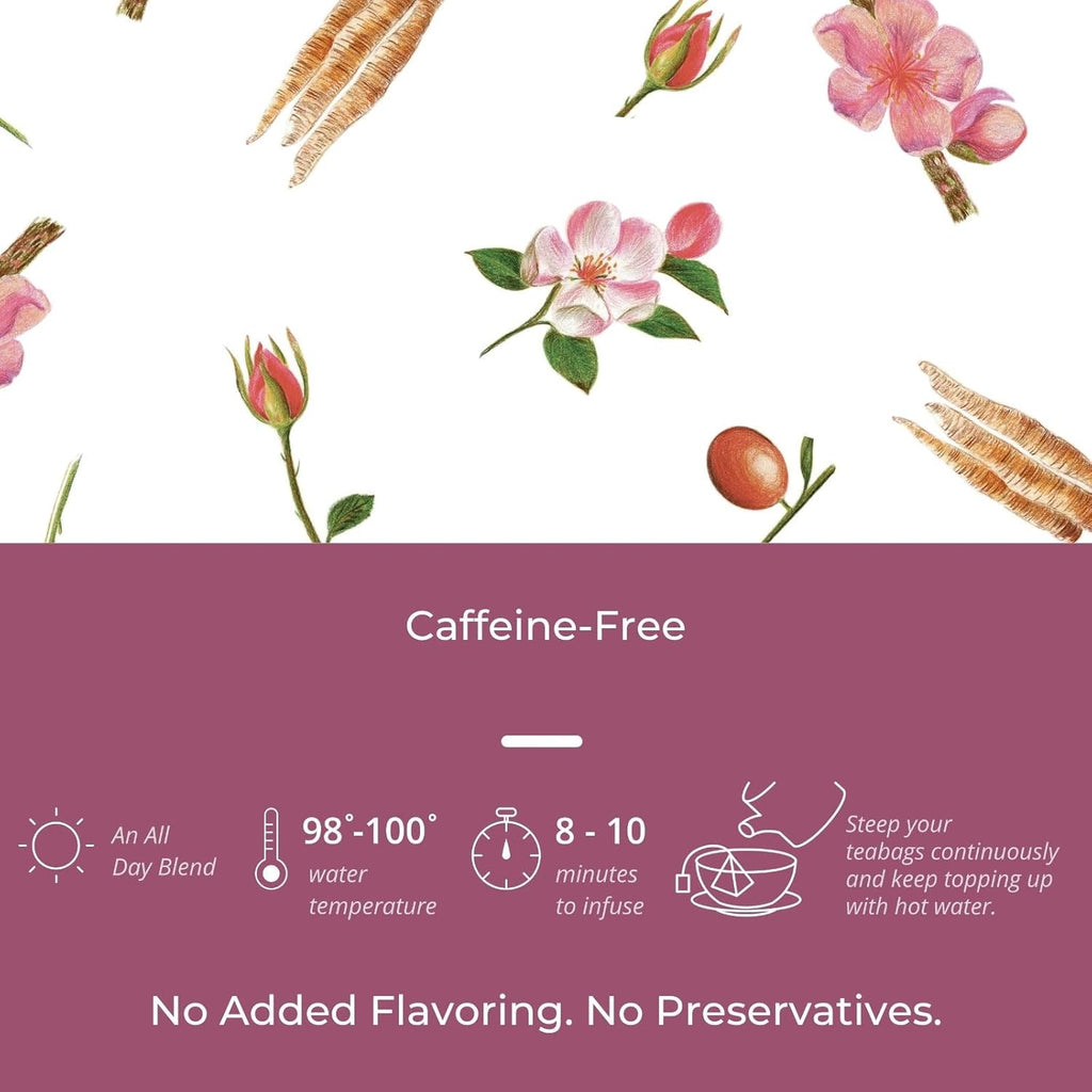 Tily Tea Deep Cleanse Herbal Tea - Caffeine Free - 10 Plastic-Free Tea Bags