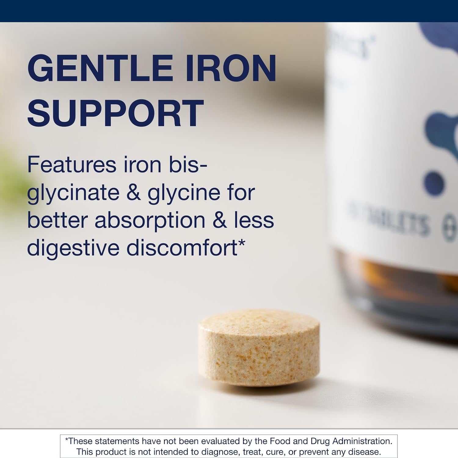 Metagenics Hemagenics - Iron Supplement - Non-Constipating - Vitamin B12, B6 & Folate - Supports Formation & Maintenance of Healthy Red Blood Cells* - Non-GMO, Gluten-Free & Vegetarian - 60 Tablets