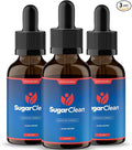(3 Pack) Sugar Clean - Official SugarClean Drops, Advanced Blood Formula Support Supplement - Maximum Strength, Natural Droppers for Overall Health & Wellness Reviews, 3 Bottles for 3 Months