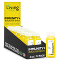 O2 Living Immunity Booster Juice Shots - 2oz, 12 Pack - Organic Cold-Pressed Juice Shots, No Added Sugars or Water, Naturally Sweetened from Fruits, Fresh Pressed, Packed with Nutrients and Vitamins