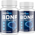 Nootropic Brain Supplement for Memory and Focus – BDNF Optimizer – Cognitive, Mental Clarity & Mood – High Absorption – Organic Lion's Mane, L-Theanine, Ginkgo Biloba & Alpha GPC–60 Tablets (2 Bottle)
