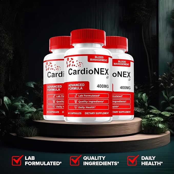 Cardio Nex Capsules – CardioNex Natural Blend Daily Health Supplement (5 Pack - 300 Capsules)