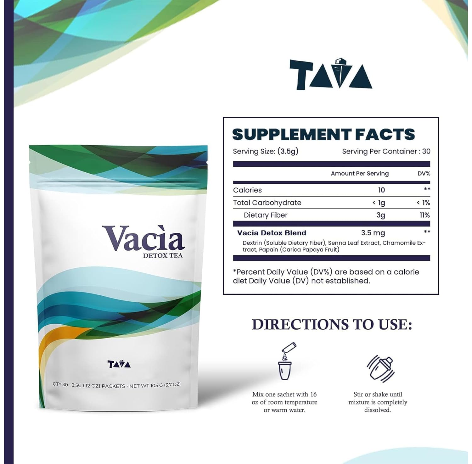 Tava TAVA Vacia Detox Tea