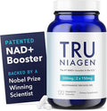 TRU NIAGEN Patented NAD Supplement for Brain Function, Anti Aging & Cell Regeneration, Niagen, 60 300mg Servings | Supports Cellular Energy, Muscle | Nicotinamide Riboside (NR) Take 2 Daily | 1 Bottle