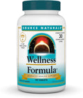 Source Naturals Wellness Formula Bio-Aligned Vitamins & Herbal Defense - Immune System Support Supplement & Immunity Booster* - 90 Count