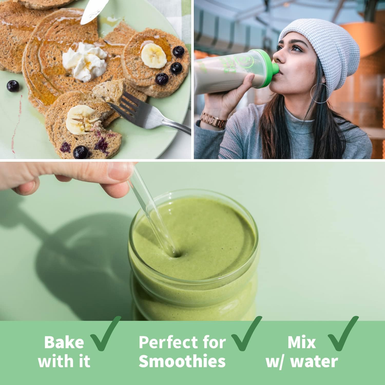 Sprout Living Epic Protein, Plant Based Protein & Superfoods Powder, Green Kingdom | 20 Grams Organic Protein Powder, Greens, Vegan, Non Dairy, Non-GMO, Gluten Free, Low Sugar (1 Pound, 12 Servings)