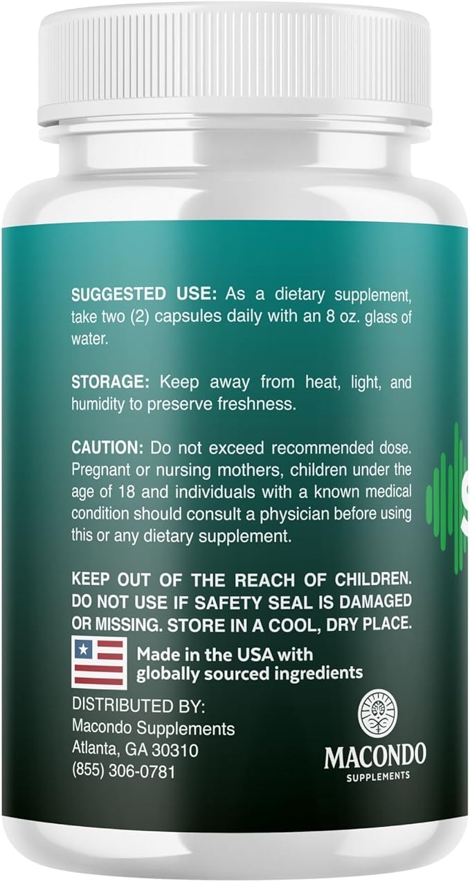 Sonoton Capsules - Official Ear Health Support Pills Premium Advanced Formula All Natural Supplement Multivitamin for Overall Ear & Hearing Wellness, 60 Capsules for 1 Month