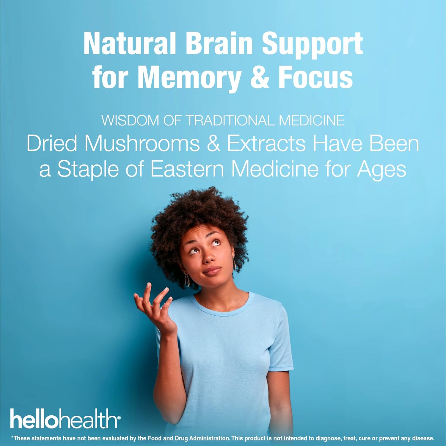 8-in-1 Mushroom Supplement Drops – Nootropics Brain Support Supplement Liquid Mushroom Complex with Lions Mane, Turkey Tail, Reishi & Shiitake Mushrooms Extract for Energy & Immune Support 2 Oz