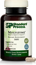 Standard Process Multizyme - Whole Food Pancreas Support, Pancreatin Digestive Enzymes, Digestive Health and Pancreatic Enzymes with Cellulase, Papain, Amylase, Lipase and More - 90 Capsules