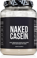 NAKED Casein - 2Lb Micellar Casein Protein - Bulk, GMO-Free, Gluten Free, Soy Free, Preservative Free - Stimulate Muscle Growth - Enhance Recovery - 30 Servings