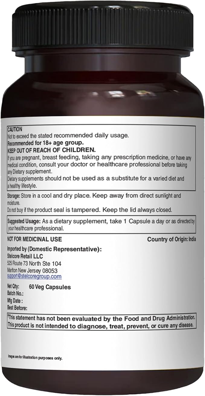 Pure Nutrition Papaya Complete - 60 Veg Capsules (Supports Platelet Immunity & Digestion) Each Capsule Contains 500mg Carica Papaya Fruit and Leaf Extract. Non-GMO | Gluten-Free