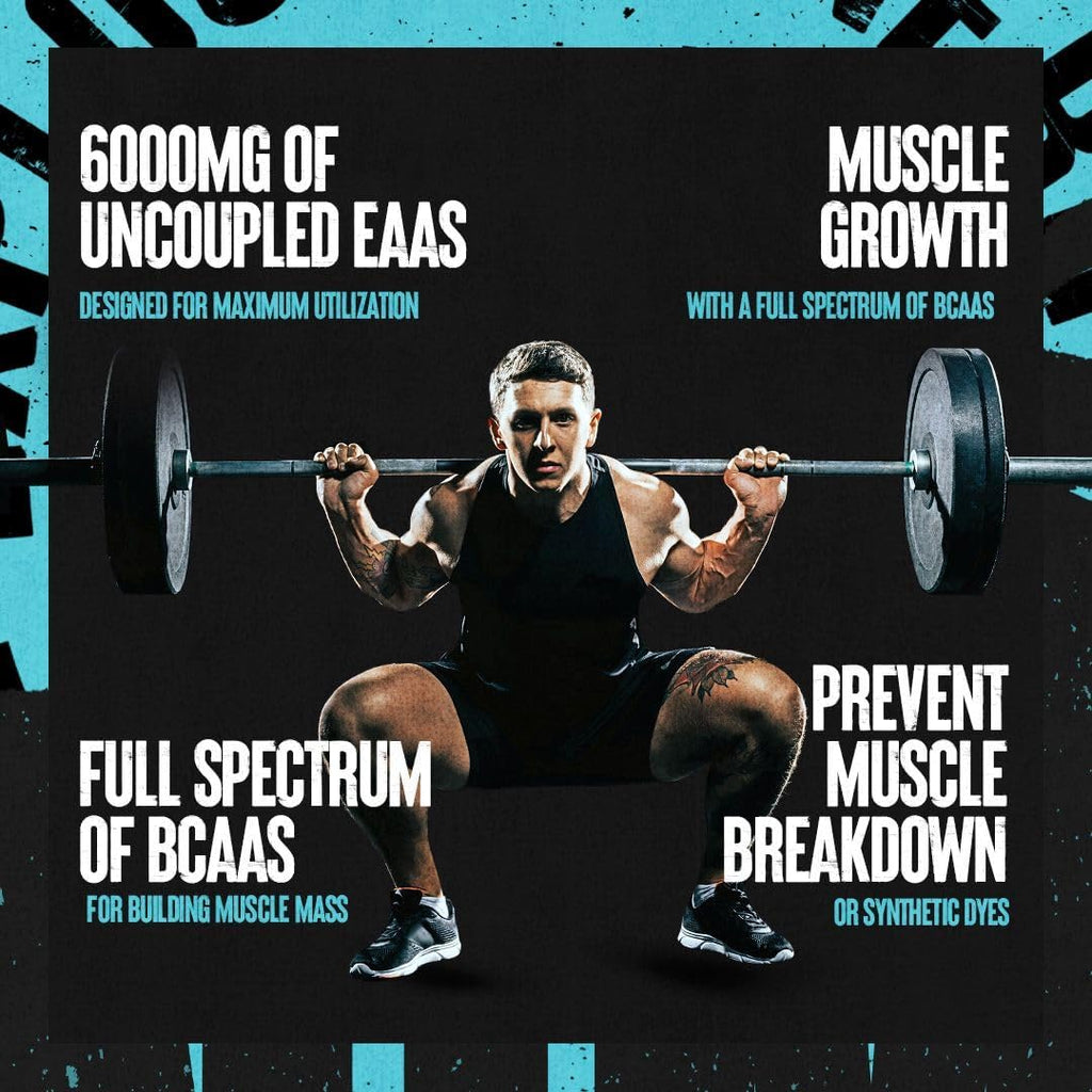 Animal Nitro EAA - Post-Workout Recovery and Repair, Supports Lean Muscle Growth, Complete Spectrum of Essential Amino Acids & BCAA Supplement for Men and Women, 44 Packs