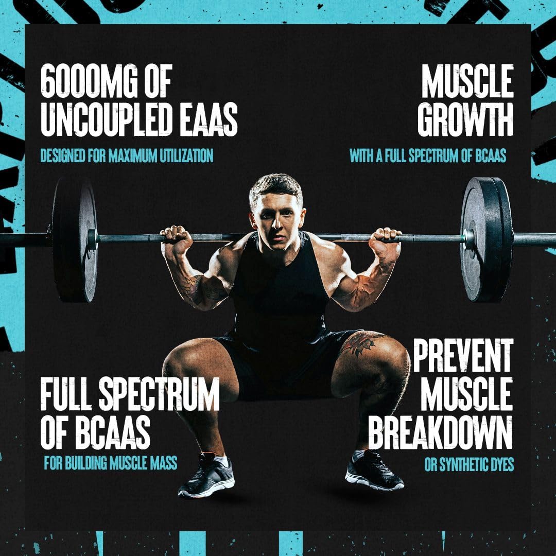 Animal Nitro EAA - Post-Workout Recovery and Repair, Supports Lean Muscle Growth, Complete Spectrum of Essential Amino Acids & BCAA Supplement for Men and Women, 44 Packs