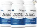 Fairhaven Health 3 Month Supply FertilAid for Men Prenatal Male Fertility Supplement | Count and Motility Support Pre Conception for Him | Fertility Support Includes, Zinc, and Folate | 90 Capsules
