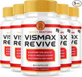 BLUE VIBE VisMax Revive Maximum Strength Overall Vision & Wellness Support Supplement, VismaxRevive Advanced Premium Vision Support and Eye Health Formula Supplement Pills (5 Pack - 300 Capsules)