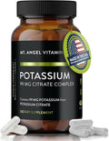 Mt. Angel Vitamins - Potassium Supplement, 99 MG Potassium Citrate Complex, 60 Capsules