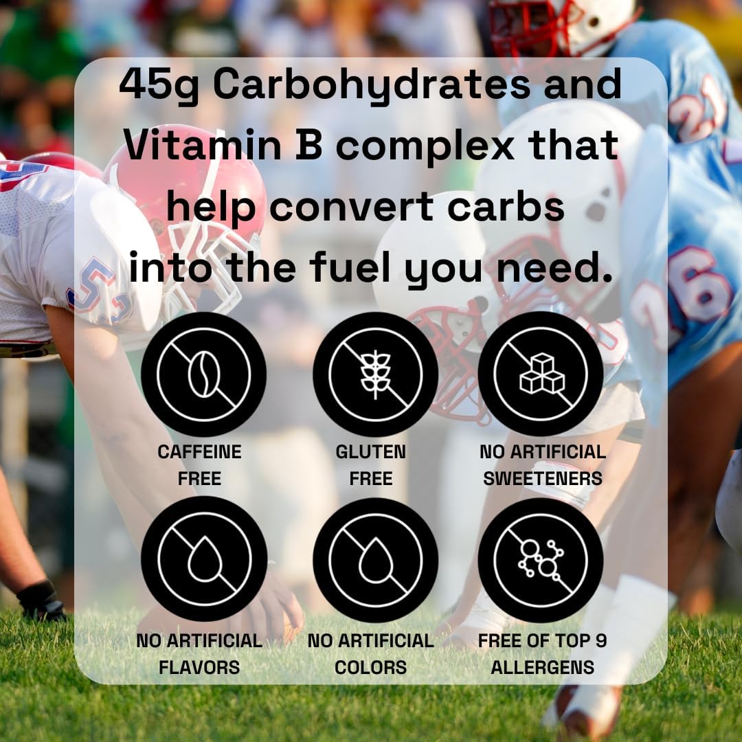 White Grape, Caffeine-Free Instant Energy Gel Running, Biking, Workout, Hiking Essentials for Women & Men, Gifts for Runners - Carbs Vitamins, Gluten Free - Pack of 6 Gels - 6.35oz Each