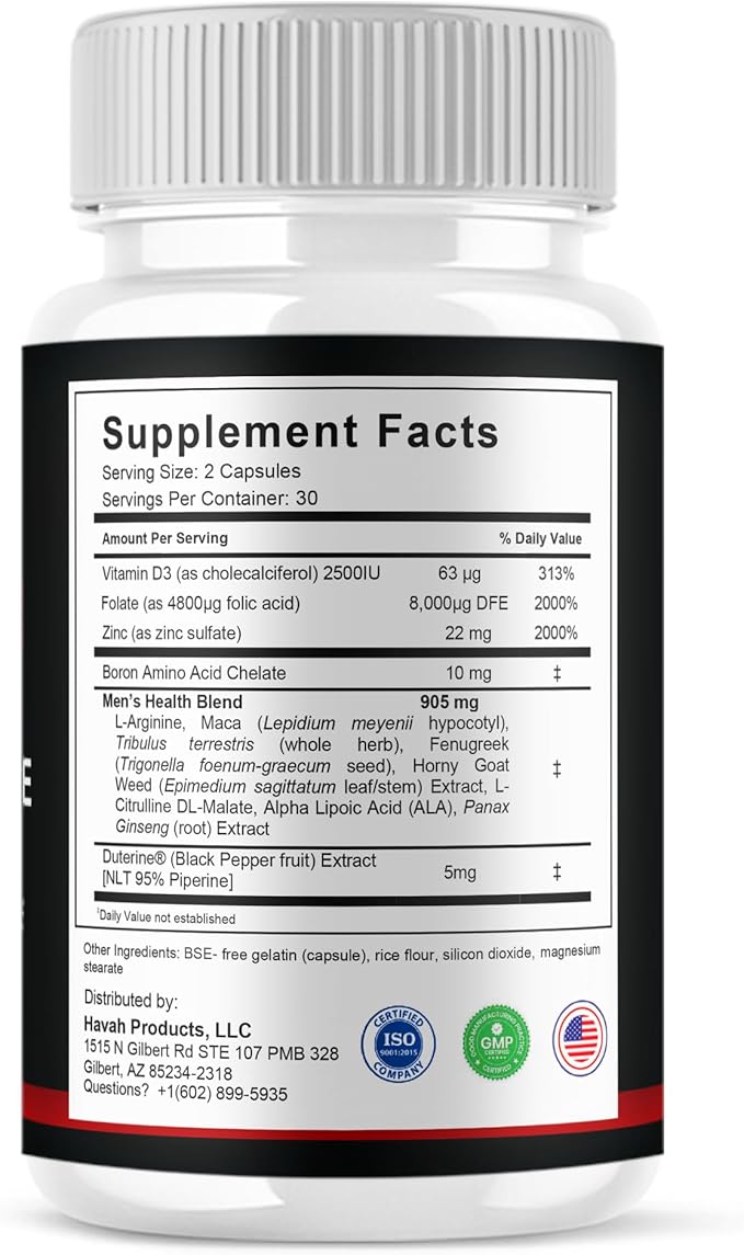 BLUE VIBE Staminox Premium Wellness and Advanced Health Management Supplement Pills, Staminox Maximum Strength Advanced Daily Health Support and Overall Wellness Supplement (3 Pack- 180 Capsules)